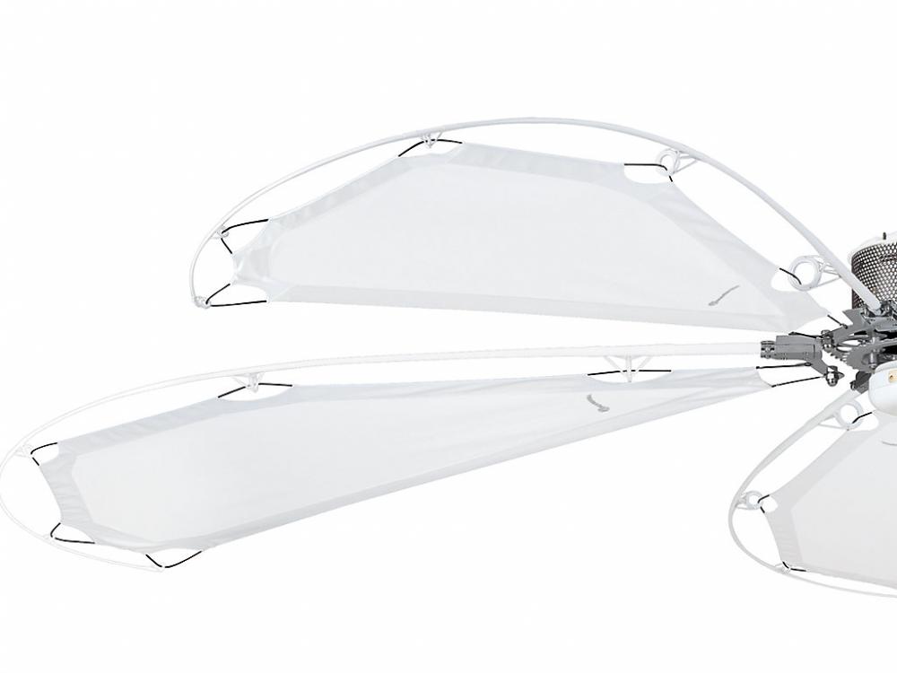 Malibu Star 84 White Cloth Blades 60816 Main Line Lighting Malibu Star 84 White Cloth Blades 60816 Main Line Lighting Design